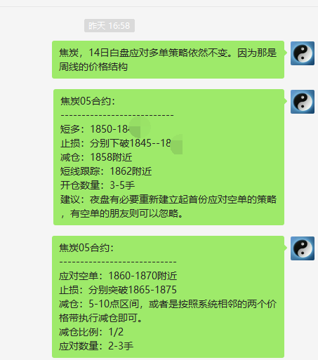 16日：焦炭短线VIP策略精准完成