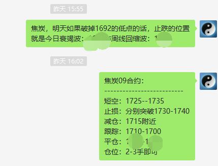 焦炭09合约 短线VIP精准短空策略，已跟踪完成