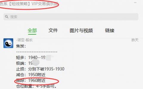 焦炭VIP短线精准触及