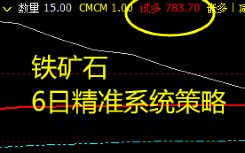 铁矿石  6日，精准系统交易策略