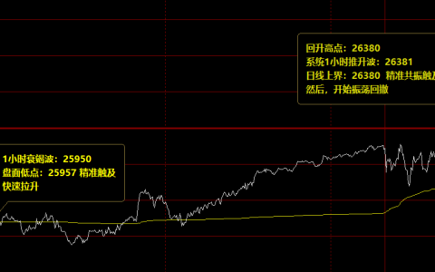 恒指：  精准无误的时间、价格周期的精准波动结构