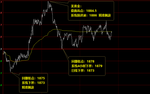 美黄金：  精准而完美的价格波动跟踪结构