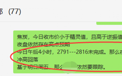 焦炭：VIP精准策略（短空）单日利润突破120点以上