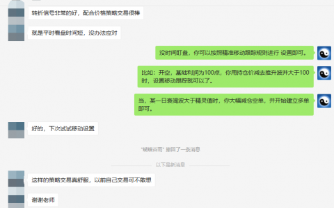 用户反馈：信号完美，价格精准，保障交易开启