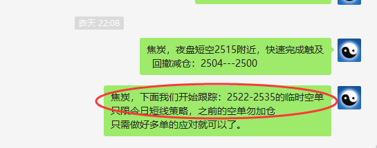 焦炭：VIP精准（短空+应多）单日利润 接近大 满贯