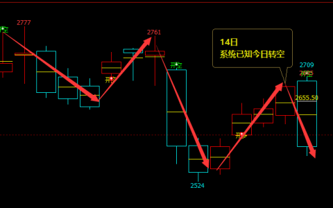 燃油：日线周期（多空信号）精准转折结构，无法超越
