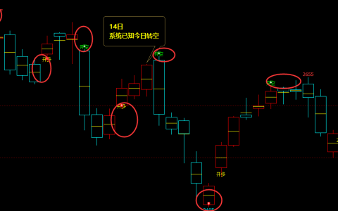 燃油：日线周期（多空信号）100%精准转折结构