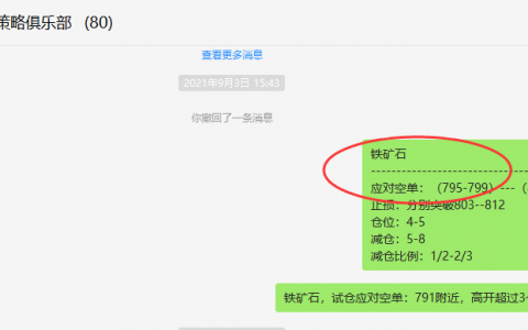 铁矿石：VIP短线（空单）达150点，单日超70点