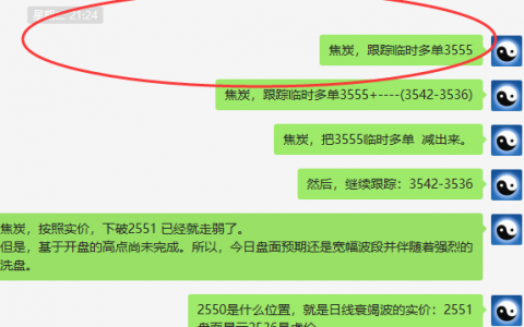 焦炭：VIP精准策略（超短多单）两日突破265点