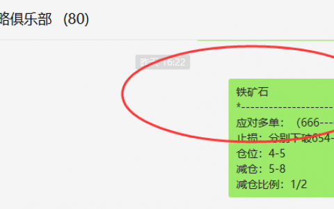铁矿石：VIP精准策略（应对多单）单日利润达39点