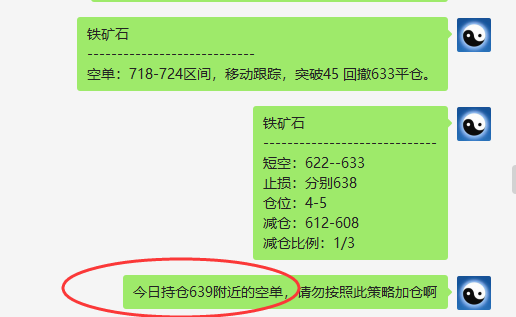 铁矿石：VIP精准策略（短空）两日突破70点利润
