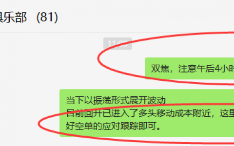 双焦：VIP精准策略（单日应对空单）利润分别突破100点