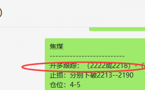 焦煤：VIP精准策略（双向策略）突破90点