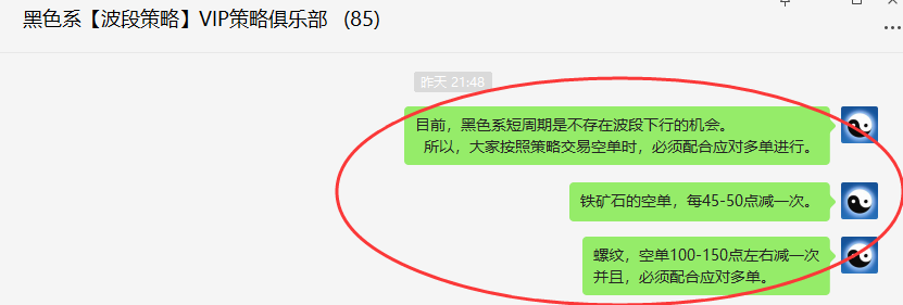 铁矿石：精准VIP策略（应对多单）完成35点利润
