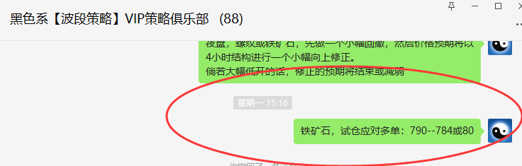 铁矿：精准VIP策略（应对多单）洗盘利润65点