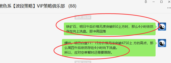 螺/矿：精准VIP策略（应对空单）超110/40点