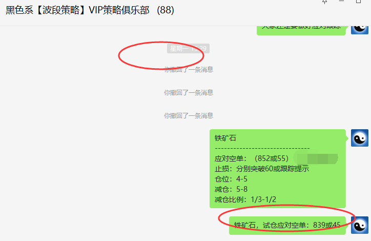 螺/矿：精准VIP策略（短线空单）分别突破190/55