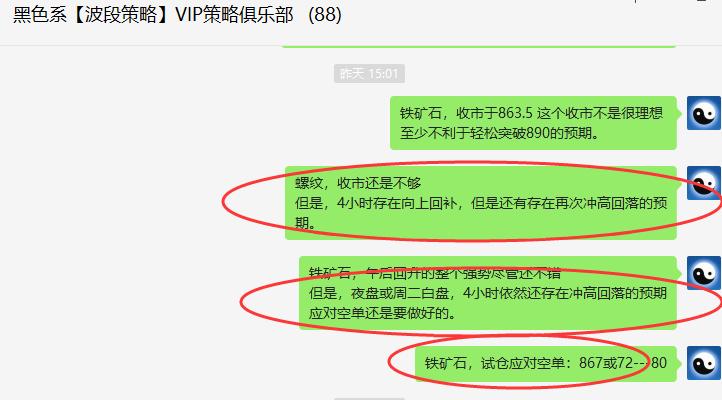 螺纹/铁矿：VIP精准策略（短线空单）两日利润突破近220点