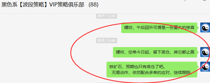 螺/矿：精准VIP策略（短线多单）：利润突破170/60