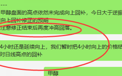 甲醇：精准进入冲高回落之势，只需应对、无俱回落