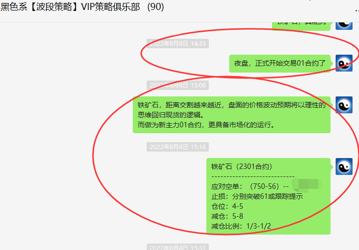 铁矿石：精准VIP策略（短线空单）跟踪利润突破70点