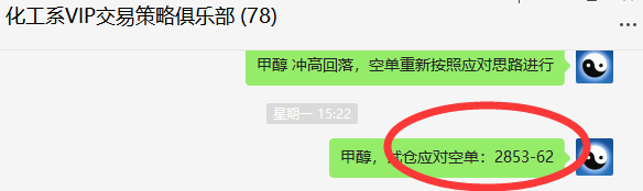 甲醇：短线空单已经实现超100点的利润