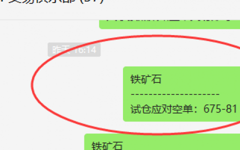 铁矿石/焦煤：VIP精准策略（短线应空）单日利润圆满