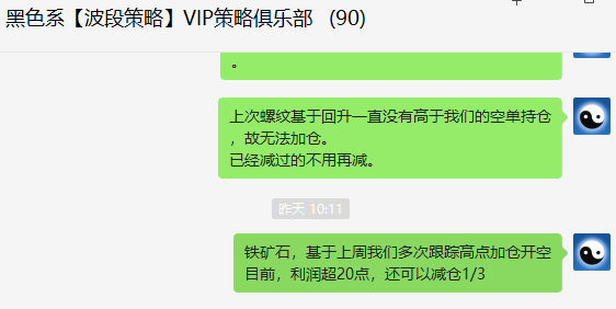 铁矿石：VIP精准策略（短线空单）利润突破30点