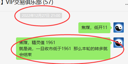 焦煤：VIP精准策略（短波空单）利润跟踪突破110/190点