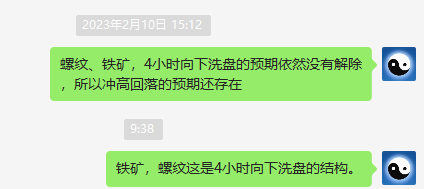 螺纹/铁矿：4小时精准进入极端快速的洗盘