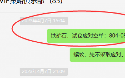 铁矿石：VIP精准策略（超级短空）4个交易突破35点
