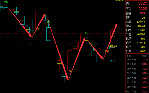 燃油：日线（多空信号）精准领先转折结构