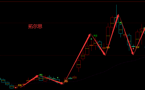 拓尔思：周线级别多空转折结构。