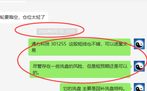 通力科技 301255：VIP精准策略（短线）利润综合突破10%