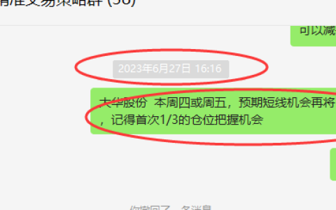 大华股份 002236：短线VIP精准策略（短线）利润突破13%