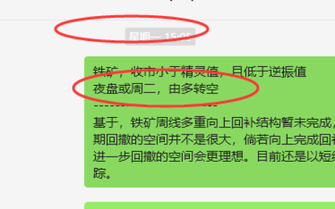 铁矿石：精准VIP策略（短空）成功完成50点利润