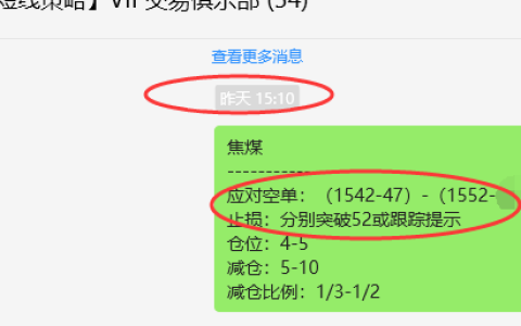 焦煤：VIP精准策略（日间）双向利润突破80点