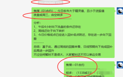 焦煤：VIP精准策略（短线）多单利润突破270点