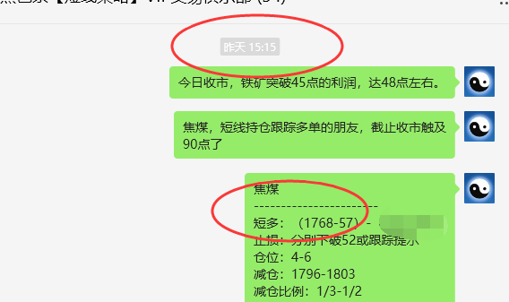 焦煤：VIP精准策略（日间）双向利润突破65点