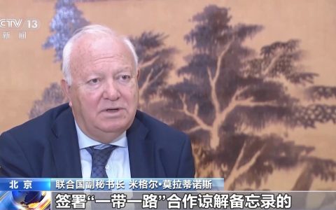 联合国副秘书长：“一带一路”倡议已成为世界发展的必须