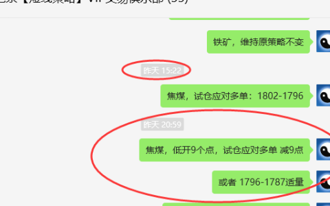 焦煤：VIP精准策略（日间）双向利润突破90点