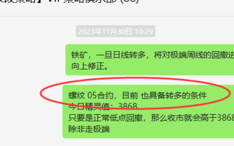 螺纹：VIP精准策略（短多）利润突破170点