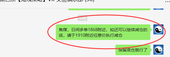 焦煤：VIP精准策略（日间）减平利润突破95点