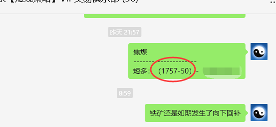 焦煤：VIP精准策略（日间）减平利润突破62点
