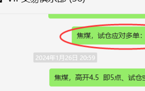 焦煤：VIP精准策略（日间）减+平利润突破80点