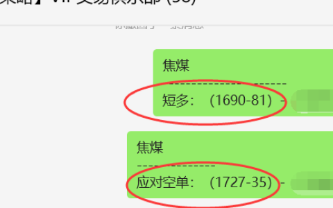 焦煤：VIP精准策略（日间）减+平利润突破50点