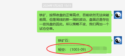 铁矿石：VIP精准策略（短空）跟踪利润突破125点