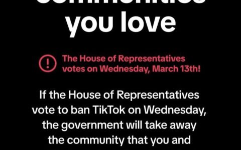 TikTok又弹窗了 还要在国会山干大事