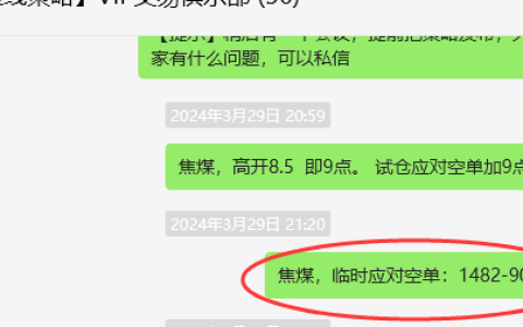 焦煤：VIP精准策略（日间）双向减平突破75点