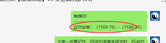 焦煤09：精准VIP策略（日间）双向减平突破70点